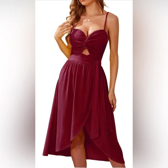 open lace back dress Sexy Halter Summer Dress – Backless Floral Sundress for Women – ZINNTRA